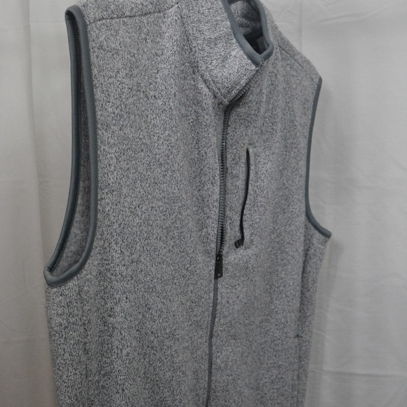 Chaps Sleeveless Grey Vest - Picture 5 of 7